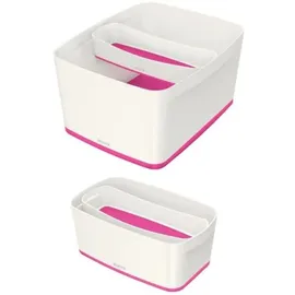 Leitz MyBox Aufbewahrungsbox 30,7 x 10,5 x 55 cm 1-tlg. weiß/pink