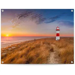 Poster REINDERS "Leuchtturm", bunt (farbe bild(er): bunt), B:80cm H:60cm T:0,1cm, Leinwand, Bilder