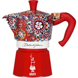 Bialetti Moka Express 3 Tassen Rot