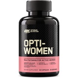 Optimum Nutrition ON Optiwomen, Multivitamin und Mineralstoffe Kapseln für Frauen mit Folsäure, Vitamin C, Vitamin D und B Komplex Hochdosiert, Haut und Haare Vitamine, 30 Portionen, 60 Kapseln