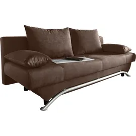 Jockenhöfer Schlafcouch Kunstleder 2-Sitzer Braun