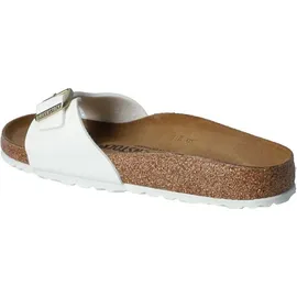 Birkenstock Madrid Birko-Flor Lack schmal patent white 41