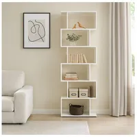Hti-Living Regal 70 x 23,5 x 189 cm Weiß