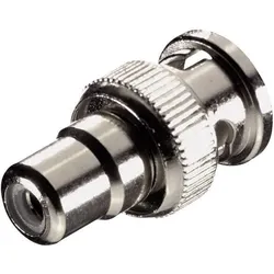SpeaKa Professional SP-7869892 BNC / Cinch Adapter [1x BNC-Stecker - 1x Cinch-Buchse] Silber