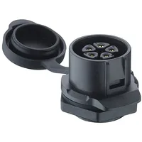 Lutronic 0272 05 Rundsteckverbinder Kupplung, Einbau Gesamtpolzahl: 5 1