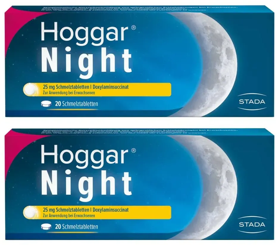 Hoggar Night 25 mg Doxylamin Schlaf-Schmelztabletten