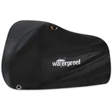 NUODWELL Fahrradschutzhülle Fahrradgarage Draussen Fahrradabdeckung Wasserdicht Oxford Stoff schwarz