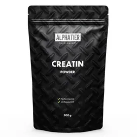 Alphatier Creatin Monohydrat Neutral Pulver 500 g