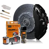 FoliaTec Bremssattel Lack Set, Midnight Black, 7-teiliges Set