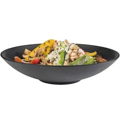 Servierschale NERO aus Melamin 2,2 Liter