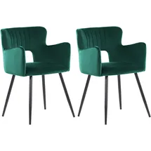 Beliani Esszimmerstuhl 2er Set SANILAC