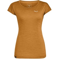 Salewa Puez Melange Dry T-shirt Women, golden brown melange, XL