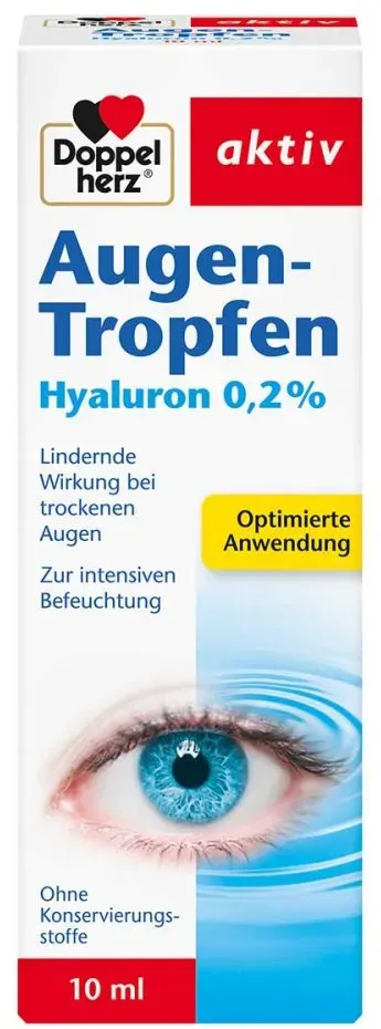 Doppelherz Augen-tropfen Hyaluron 0,2%