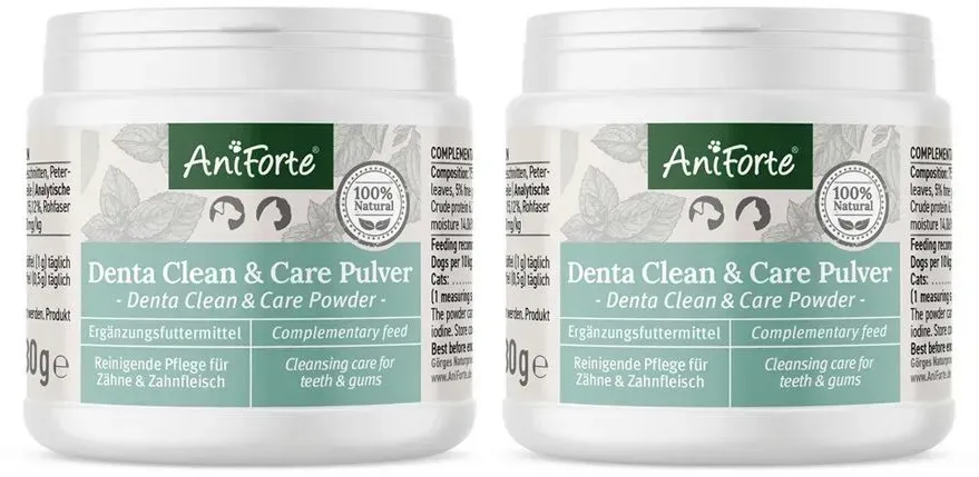 AniForte Denta Clean & Care Zahnpflege Pulver