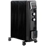 powon Ölradiator 1000-2500 Watt 11 Rippen mit Wäschetrockner & Luftbefeuchter