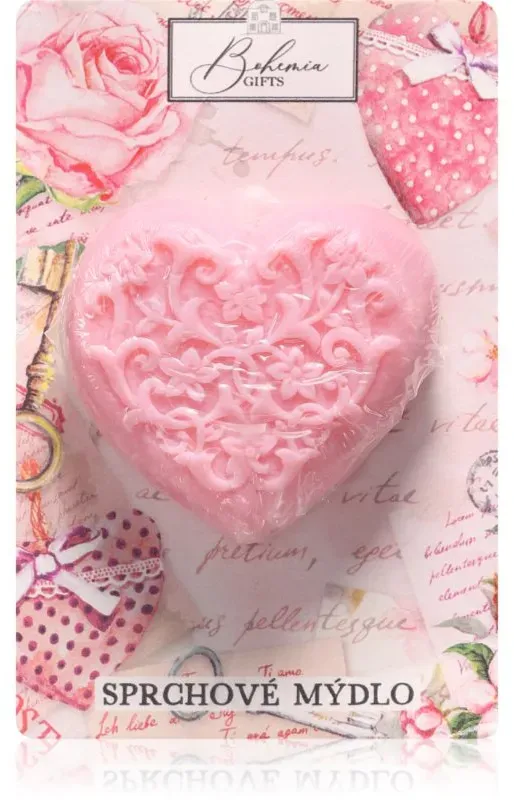 Bohemia Gifts & Cosmetics Handmade Heart handgemachte Seife mit Glycerin 90 g