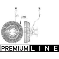 Mahle Kupplung, Kühlerlüfter CFC 241 000P