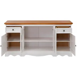 OTTO home Sideboard Melissa 169 x 85 x 45 cm Gelb / Weiß
