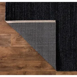 Mozato Novel Webteppich Gabeh, Anthrazit, Textil, Uni, rechteckig, 120x170 cm, Teppiche & Böden, Teppiche, Moderne Teppiche