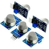 AZDelivery 5 x MQ-2 Gas Sensor Rauch Sensor Luftqualität Modul kompatibel mit Arduino inklusive Ebook!