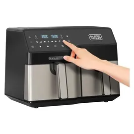 Black & Decker Doppelkorb-Fritteuse 9L BXAF9000E Schwarz