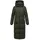 Marikoo Damen Steppmantel Lang Stepp Wintermantel gefüttert Outdoor warm Winterjacke Parka Kapuze Firella