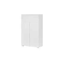 Möbel Boss Highboard 80 x 131 x 40 cm Weiß