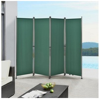 pro.tec Outdoor Trennwand 170x215cm Paravent Sichtschutz Spanische Wand Garten Dunkelgrün