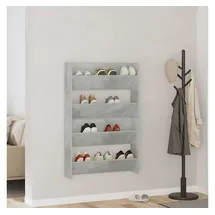 vidaXL Wand-Schuhschränke 80 x 60 x 18 cm betongrau / betongrau