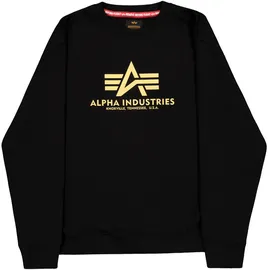 Alpha Industries Basic Carbon Sweatshirt Black / Gold 2XL