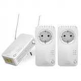 Strong Powerline 600 Triple - v2 - powerline adapter kit - Wi-Fi - wall-pluggable Homeplugs