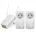600 Triple v2 powerline adapter kit Wi-Fi wall-pluggable Homeplugs