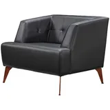 JV Möbel Sessel 87 x 74 x 83 cm Schwarz Kunstleder