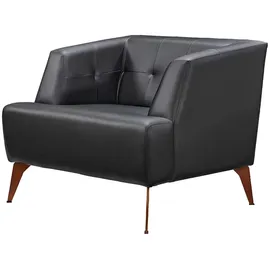 JV Möbel Sessel 87 x 74 x 83 cm Schwarz Kunstleder