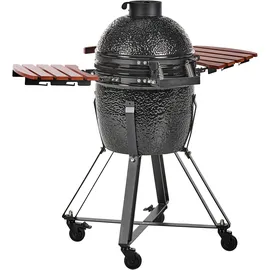Beliani KAMADO Keramik schwarz
