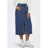 Only »ONLBIANCA MIDI SKIRT DNM REA NOOS«, blau