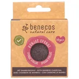 benecos Natural Konjac-Schwamm mit Bambuskohle schwarz