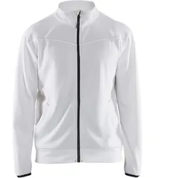 Sweatjacke "3362" Service Plus - 3XL - weiß/grau