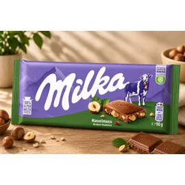 MILKA Ganze Haselnüsse Nougat 95 g