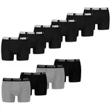 Puma Everyday Basic Boxershorts Schwarz M 10er Pack