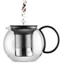 Bodum Assam Teebereiter mit Edelstahlfilter 1.0 l Schwarz