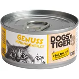 Dogs'n Tiger 24x 70g Cat Filet Hühnchenfilet Dogs'n Tiger Katzenfutter nass