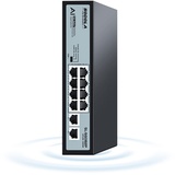 SODOLA 8 Port Gigabit PoE Switch mit 2 Gigabit Uplinks, 802.3af/at konform, 120W Eingebaute Leistung, AI Watchdog, Plug and Play, Unmanaged PoE Netzwerk Switch