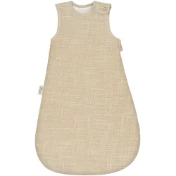 Alvi Ganzjahresschlafsack Baby-Maxime Slub Muslin 2.0 TOG, beige, 68