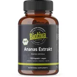 Biotiva Ananas Extrakt Kapseln Bio 120 St. 72 g