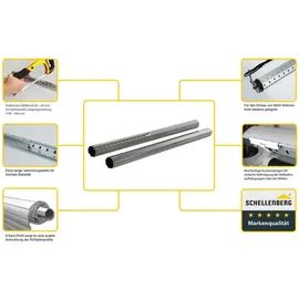 Schellenberg 86005 Achtkantstahlwelle Passend für (Rollladensysteme) Schellenberg Maxi