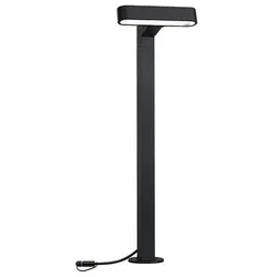 Plug & Shine LED Pollerleuchte Ito Einzelleuchte Horizontale Ausrichtung IP65 3000K 6W Anthrazit
