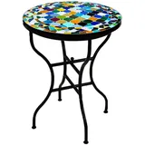 Marokkanischer Mosaiktisch Bistrotisch Gartentisch Tisch Klapptisch Balkon Rund