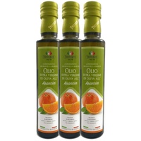 Extra Natives Olivenöl mit natürlichen Orangenaroma aus Italien - 3x250 ml