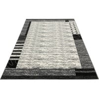 Teppich »Jonas«, rechteckig, flacher Teppich,Kurzflor, Weich, Pflegeleicht, Elegant, Bordüre, 477507-2 grau 8 mm